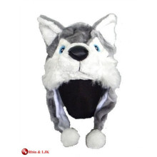 Gilet de capuche d&#39;animal de loup adoré promotionnel personnalisé